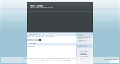 Desktop Screenshot of ferrariloaders.wordpress.com