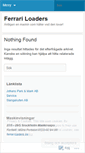 Mobile Screenshot of ferrariloaders.wordpress.com