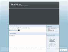 Tablet Screenshot of ferrariloaders.wordpress.com