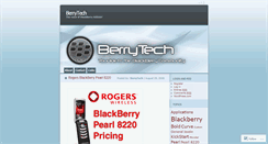 Desktop Screenshot of berrytech.wordpress.com