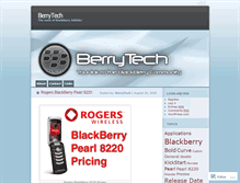 Tablet Screenshot of berrytech.wordpress.com