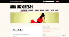 Desktop Screenshot of analuzcrespi.wordpress.com
