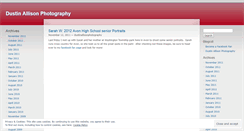 Desktop Screenshot of dustinallisonphotography.wordpress.com