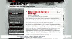 Desktop Screenshot of negocioesporte.wordpress.com