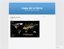 Tablet Screenshot of mapadelatierra.wordpress.com