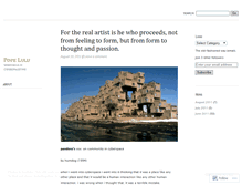 Tablet Screenshot of popelulu.wordpress.com