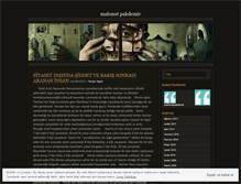 Tablet Screenshot of mahmutpakdemir.wordpress.com