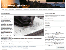 Tablet Screenshot of aliteraryinferno.wordpress.com