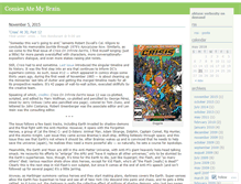 Tablet Screenshot of comicsatemybrain.wordpress.com