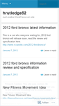 Mobile Screenshot of hrutledge52.wordpress.com