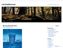 Tablet Screenshot of coronadoscout.wordpress.com