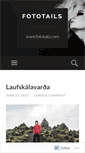 Mobile Screenshot of fototails.wordpress.com