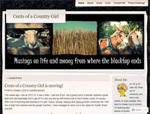 Tablet Screenshot of centsofacountrygirl.wordpress.com