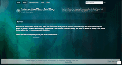 Desktop Screenshot of interactivechurch.wordpress.com