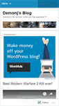Mobile Screenshot of demonjsblog.wordpress.com