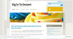 Desktop Screenshot of digintodessert.wordpress.com