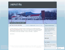 Tablet Screenshot of leighannz.wordpress.com