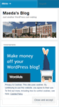 Mobile Screenshot of maedaqureshi.wordpress.com