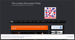 Desktop Screenshot of londoneurovision.wordpress.com