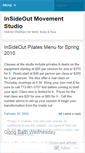 Mobile Screenshot of insideoutmovementstudio.wordpress.com