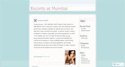 Desktop Screenshot of escortsatmumbai.wordpress.com