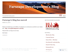 Tablet Screenshot of farscapedevelopment.wordpress.com