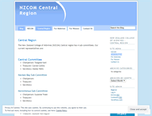 Tablet Screenshot of nzcomcentral.wordpress.com
