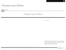 Tablet Screenshot of frauenauspolen.wordpress.com