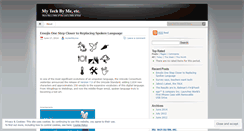 Desktop Screenshot of mytechbyme.wordpress.com