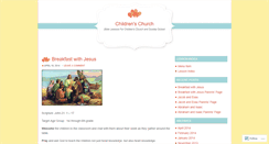 Desktop Screenshot of childrenschurch.wordpress.com