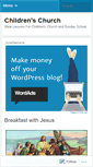Mobile Screenshot of childrenschurch.wordpress.com