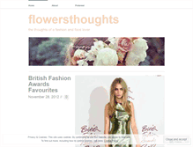 Tablet Screenshot of flowerythoughts.wordpress.com