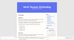 Desktop Screenshot of northtauntongirlguiding.wordpress.com