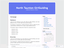 Tablet Screenshot of northtauntongirlguiding.wordpress.com