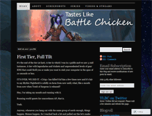 Tablet Screenshot of battlechicken.wordpress.com