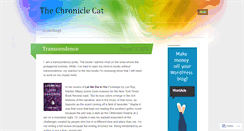 Desktop Screenshot of chroniclecatbooks.wordpress.com