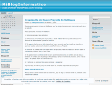 Tablet Screenshot of mibloginformatico.wordpress.com