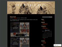 Tablet Screenshot of diabloblog.wordpress.com