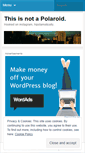 Mobile Screenshot of notapolaroid.wordpress.com