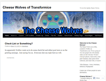 Tablet Screenshot of cheesewolvesoftfm.wordpress.com