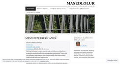 Desktop Screenshot of masedlolur.wordpress.com