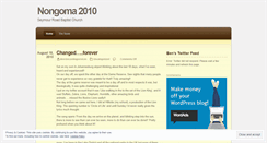 Desktop Screenshot of nongoma2010.wordpress.com