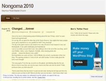 Tablet Screenshot of nongoma2010.wordpress.com