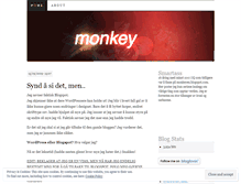 Tablet Screenshot of monkeyen.wordpress.com