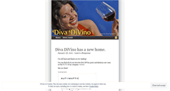 Desktop Screenshot of divadivino.wordpress.com
