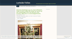 Desktop Screenshot of lochsidefollies.wordpress.com