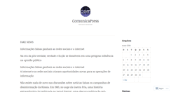 Desktop Screenshot of comunicapress.wordpress.com