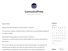 Tablet Screenshot of comunicapress.wordpress.com