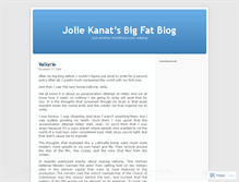 Tablet Screenshot of joliekanat.wordpress.com