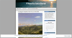 Desktop Screenshot of filosofiabatxillerat.wordpress.com